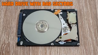 How a Hard Drive with Bad Sectors works  Slow Motion [upl. by Arihday]