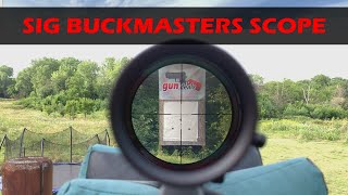 Sig Buckmasters Scope BDC Reticle  Torture Test and Shooting Review [upl. by Burnside]