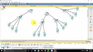 1 How to make a Network Topology 3 Routers 4 Switches  12 Computers in Cisco [upl. by Tracy]