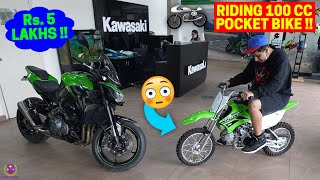 RIDING 100 CC POCKET DIRT BIKE  SHOULD I BUY IT  😍😎🔥 [upl. by Megdal68]