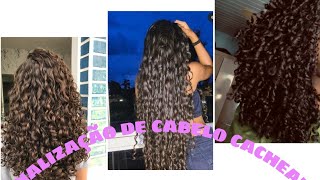 FINALIZAÇÃO DE CABELO CACHEADOcurtacomenta e compartilhe para novos vídeos ❤️❤️❤️ [upl. by Chessy]