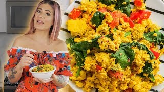 Here Is My Easy  Vegan TOFU SCRAMBLE Recipe [upl. by Carberry]