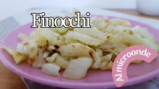 FINOCCHI AL MICROONDE ricetta veloce e facilissima [upl. by Alacim]