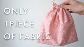 How To Make A Lined Drawstring Bag [upl. by Airemat858]