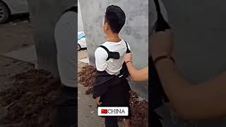 Hunch back treatment China VS India funnyshorts funnyvideo funnycouple ashortaday [upl. by Aynosal]