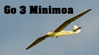 Go 3 Minimoa  scale RC glider  4K  Jirice 2022 [upl. by Eiramadnil]