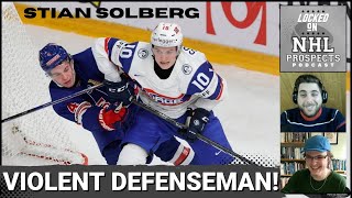 STIAN SOLBERG Scouting Report  The Most VIOLENT Defenseman in the 2024 NHL Draft [upl. by Yelime]