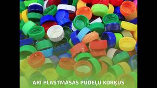 Kad plastmasas pudeles tiek pārstrādātas tās var izmantot dažādu lietu ražošanā [upl. by Neirbo]