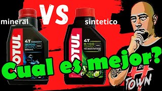 🛢¿Cual es el MEJOR quotAceitequot para mi Moto 🔴 mineral semi sintetico o sintetico [upl. by Wirth]