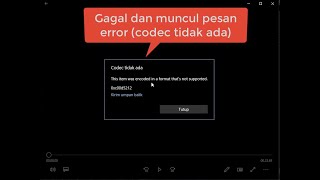 Cara membuka file video x265 H265 HEVC di Windows 10 Support Movies amp TV [upl. by Vito]