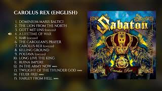 SABATON  Carolus Rex  English Full Album [upl. by Ttenna636]