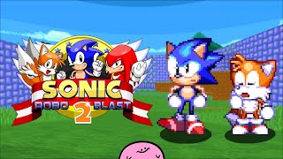 Pointy Sonic And Fluffy Tails In Way Past Cool Stage Pack  Sonic Robo Blast 2 [upl. by Yenial824]