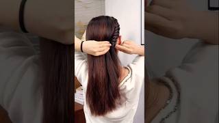 party Bun hairstyle style for women shots tranding fashion hairtutorial [upl. by Roinuj]