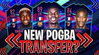 NEW FIFA 19 TRANSFERS POGBA TO BARCA [upl. by Einaj972]