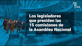 Así quedaron conformadas las 15 comisiones de la Asamblea Nacional [upl. by Oinolopa]