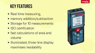 Get Accurate Measurements Every Time Bosch GLM 40 Laser Distance Meter [upl. by Keisling]