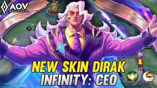 AOV  NEW SKIN DIRAK INFINITY CEO  EFFECT REVIEW  ARENA OF VALOR [upl. by Koby]