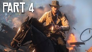 Red Dead Redemption 2 Gameplay Walkthrough Part 4  EXPLORING RDR 2 PS4 Pro Gameplay [upl. by Yv]