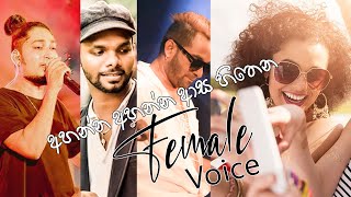 අහන් ඉන්න ආස හිතෙන සුපිරිම Female Voice ගීත එකතුව  Female Nonstop [upl. by Yedarb]