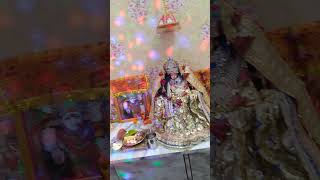 Angana padharo maharani🙏❤️ durgamaa diwalispecial decoration [upl. by Ellis]