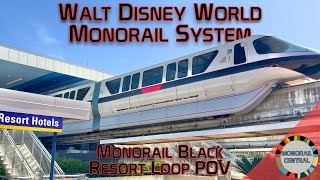 Disney World Resort Monorail 4K POV  2 Trip POVs  March 2024  Monorail Black [upl. by Reich]