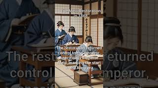 The Meiji Restoration historyfacts historyofjapan [upl. by Irrac]