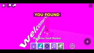 How to get Magenta Void Marker  Roblox Find The Markers 177 [upl. by Nytsuj810]