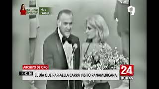 Adiós a Raffaella Carrà así fue la visita de la artista italiana a Panamericana TV [upl. by Ares731]