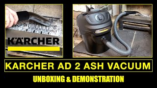 Karcher AD2 Ash Vacuum Cleaner Unboxing amp Demonstration [upl. by Akeemahs]