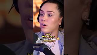 Miley Cyrus Boyfriend Advice 😳 mileycyrus singer relationship couplegoals shorts [upl. by Burkley]