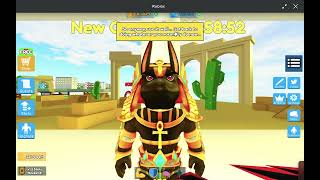 I got quotAnubis Flailquot in super power fighting simulator [upl. by Calvinna]