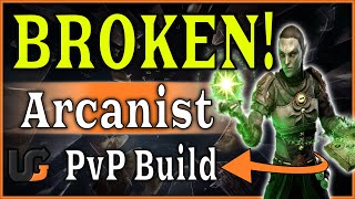 HOW IS THIS POSSIBLE ESO Arcanist PvP Build [upl. by Carlyle]