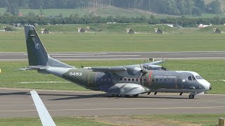 AIRPOWER 24  Czech Air Force CASA C295M 0453 landing at Zeltweg Air Base [upl. by Nipahc855]