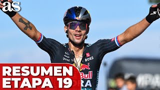 ROGLIC RECUPERA LO QUE ES SUYO  RESUMEN ETAPA 19 LA VUELTA [upl. by Aihsekat349]