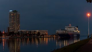 Travemünde Lübeck Fähre Time lapse Nacht Sony A7SIII Zeitraffer SampQ [upl. by Santiago342]