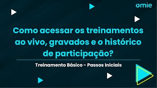 Como acessar os treinamentos ao vivo gravados e o histórico de participação [upl. by Adamson]