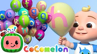 ABC Song With Balloons  More Nursery Rhymes amp Kids Songs  ABCs and 123s  Learn with Cocomelon [upl. by Lerret461]