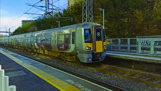 🚊 BRITISH RAIL CLASS 387 Heathrow Express at HAYES amp HARLINGTON London National Rail [upl. by Chong]