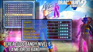 Como crear tu QQ BANG Lvl 6 dragonballxenoverse2 dragonballxenoverse dragonballz [upl. by Ahseirej]