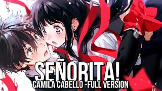 Nightcore  Señorita  Lyrics  Switching Vocals [upl. by Rawna]