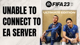 SOLVED quotUnable To Connect To EA Serverquot Error On FIFA 23 on Xbox Series XS [upl. by Stets935]