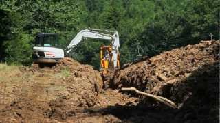 Snowshoe Mountain  Replacing Old Snowmaking Pipe July 2012 [upl. by Concettina349]