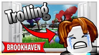 TROLLING people in brookhaven [upl. by Eednyl]