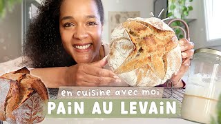 Mon PAIN AU LEVAIN que je fais CHAQUE SEMAINE  la recette de A à Z débutant 🌾🥖 [upl. by Spurgeon]