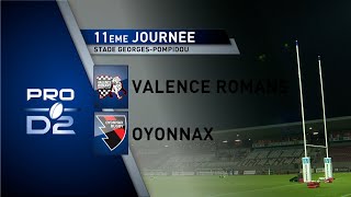 J11 PRO D2  VALENCEROMANS vs OYONNAX  Le match en bref [upl. by Beltran]