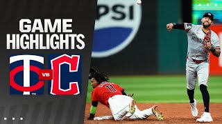 Twins vs Guardians Game Highlights 91624  MLB Highlights [upl. by Loredana679]