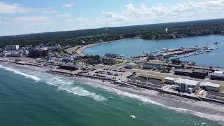 Nantasket Beach Hull Massachusetts by drone DJI Mini 2 [upl. by Nylissej]