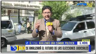 TSE analizará el futuro de las elecciones judiciales en la cumbre política [upl. by Redyr]