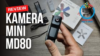 Penasaran dengan Kamera Mini Murah Terlaris Review Kamera Mini MD80 [upl. by Kwasi]