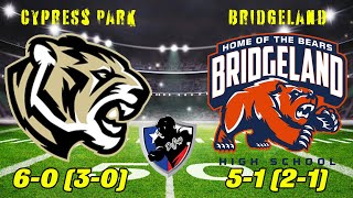 Cypress Park defeats Bridgeland on Homecoming 2021 [upl. by Etnaled]